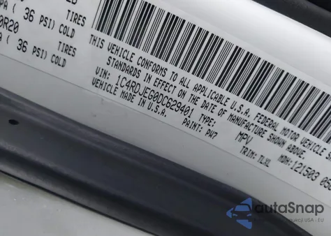 2013 Dodge Durango Citadel из США, поврежденный, VIN 1C4RDJEG0DC629401